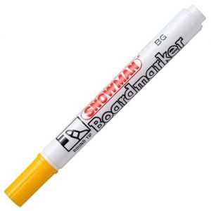 Marker suchościeralny do białych tablic Snowman 1.5mm-3.0mm, Żółty